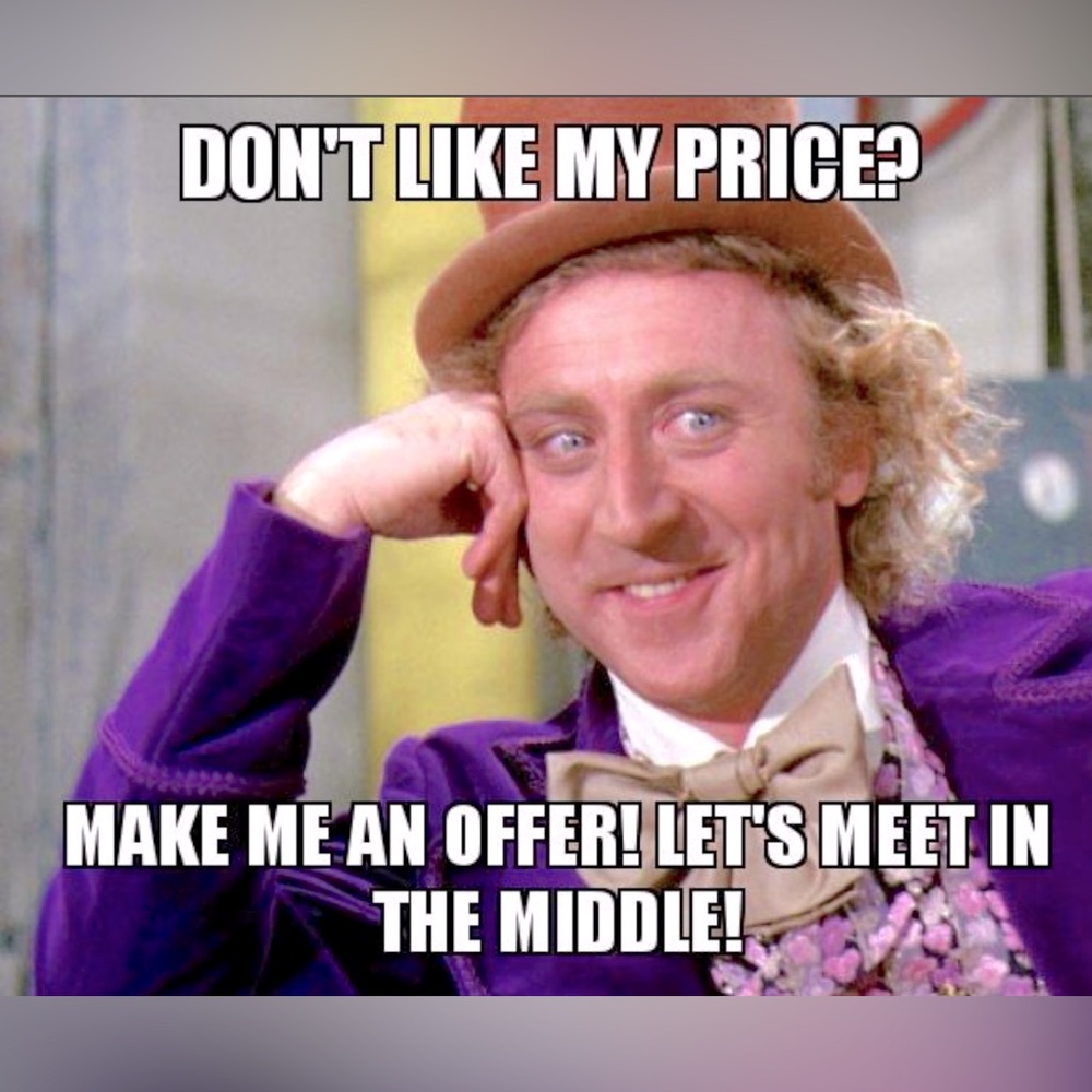 Let’s make a deal! Start by making an offer!💜